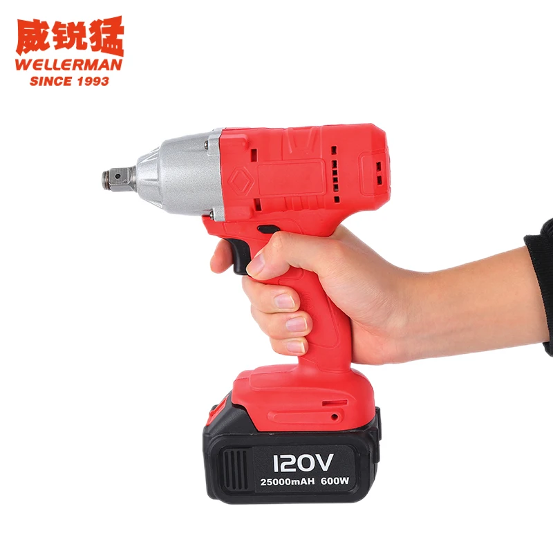 1 Charger and Batteries Torque Wrench Portable Impact Drill 15000HA Rechargeable Brushless Chave De Impacto a Bateria