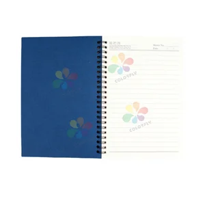 Different Color  Customized Cover  Popular Type and Designs Manufactured Spiral Notebook for Students