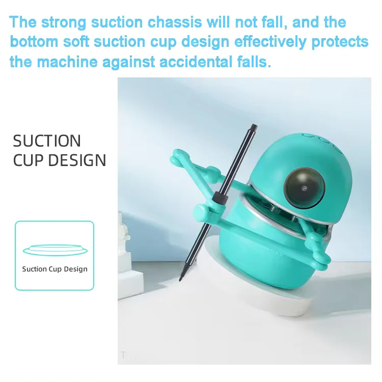 蓝宙绘画早教机器人学习机儿童自动画画智能幼儿美术益智玩具礼物