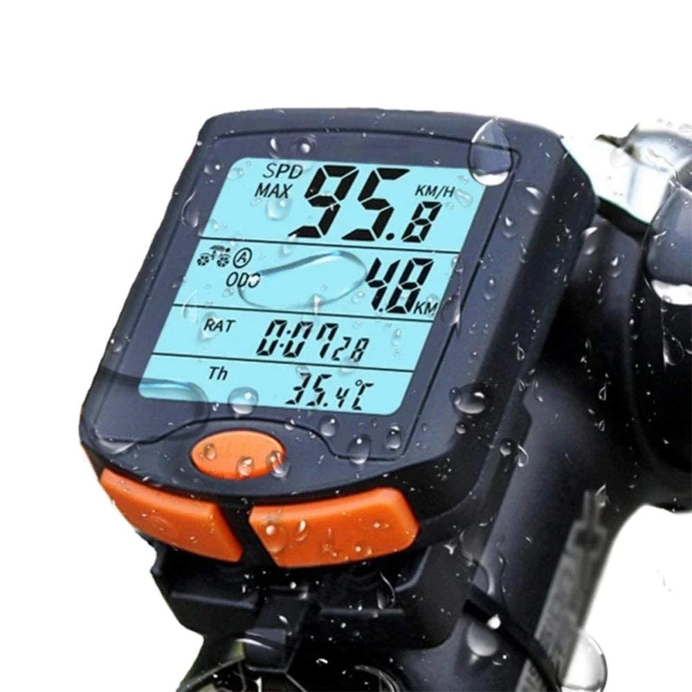 Bike Speed Meter Digital Multifunction Waterproof Bike Bicycle Computer Speed Measurement Wired Stopwatch Alibaba