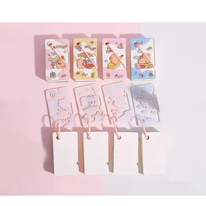 4*7 Capibala Kawaii Cute Crystal Words Vocabulary Notebooks Student Easy Carry Customer Small Notebooks