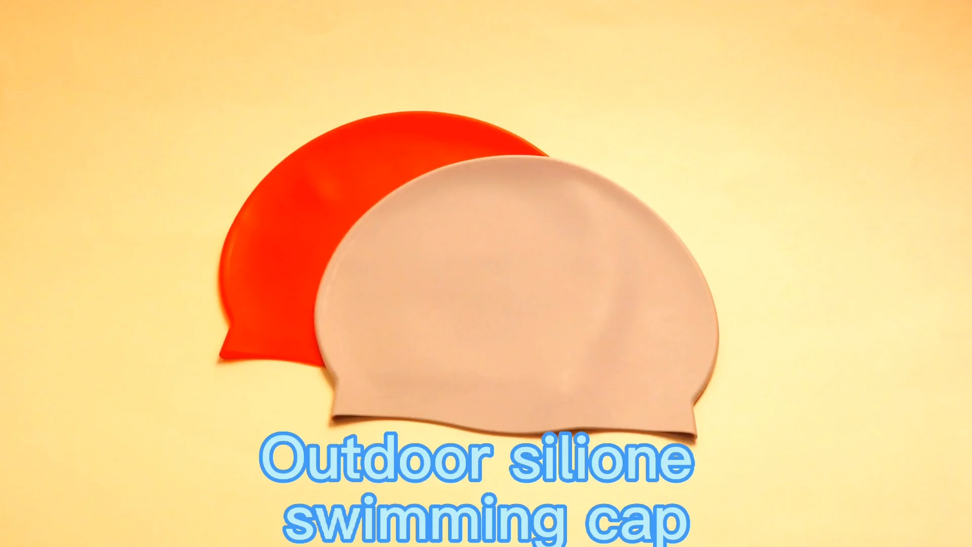 Personalized Custom Logo Waterproof Swim Hat Caps Silicone Swimming Cap