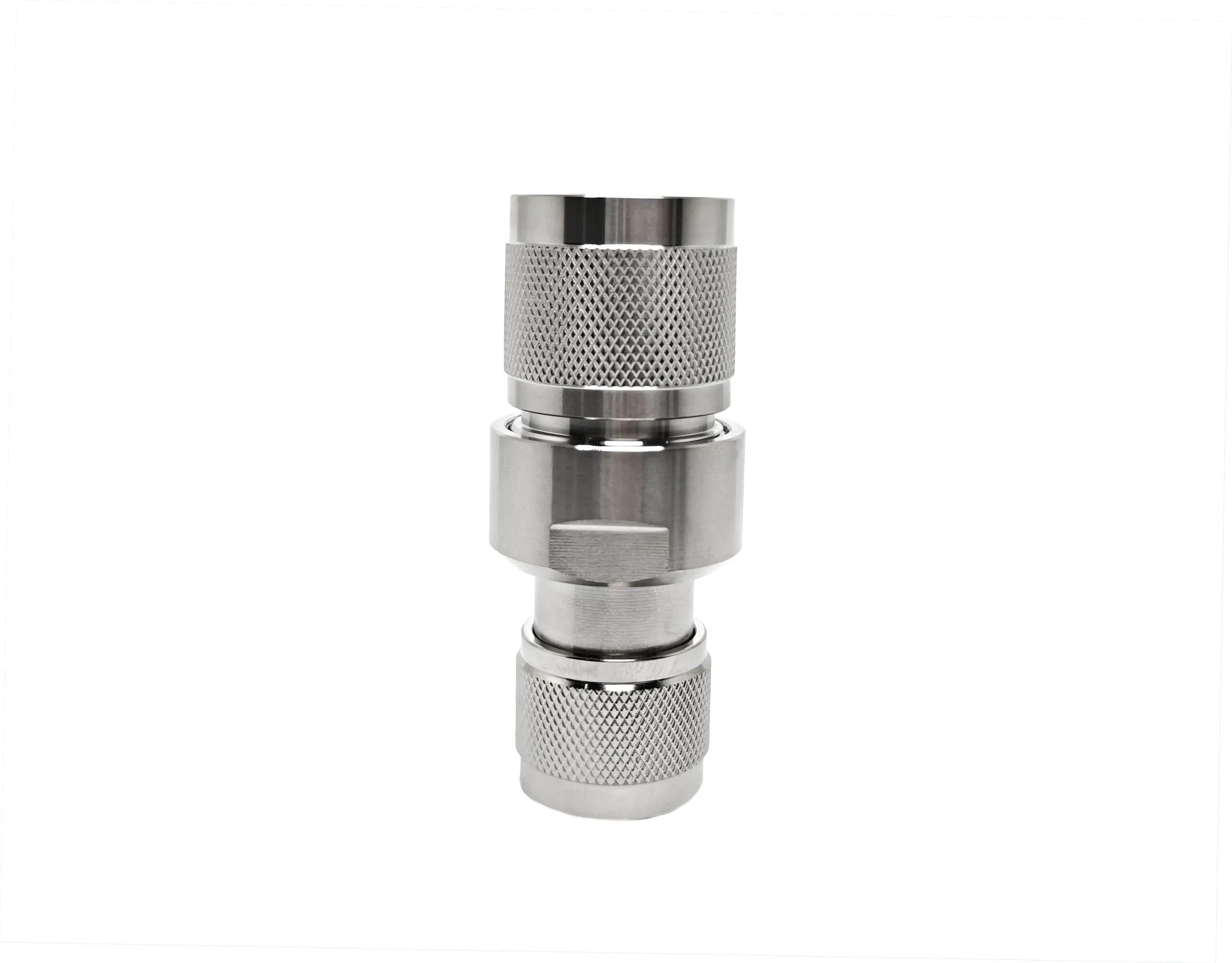RF Adapter 50 Ohm HN Male Pin High Voltage to N Male Straight Connector