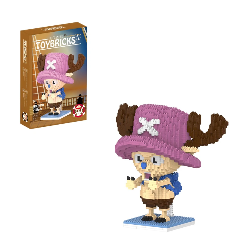 Brick Figure One Piece, Luffy One Piece Blocks