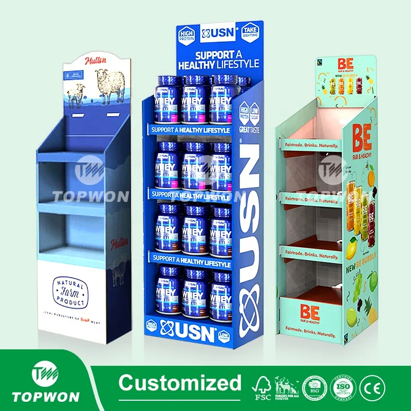 Custom Retail Store PVC Display Stand PVC Foam Board Display Stand Beer Wine Champagne Soda Water Bottled PVC Display Rack
