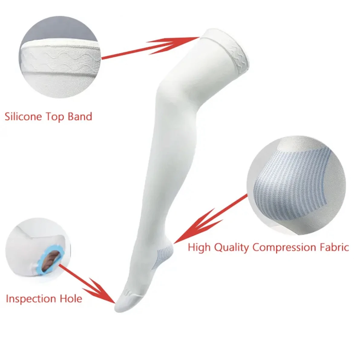 Противоскользящие носки для лечения 15-20 мм рт. Ст.