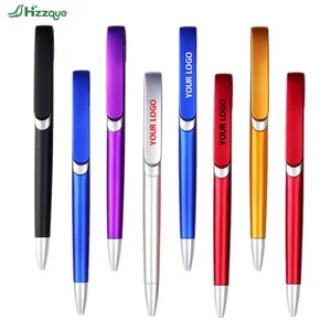 2026 Popular Customizable Logo Ballpoint Pens High Quality Plastic Promotional Gift Pen at Low Price