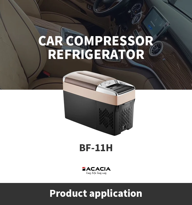 Central Armrest Cooler Box Luxury Car Fridge 11l Capacity For Central