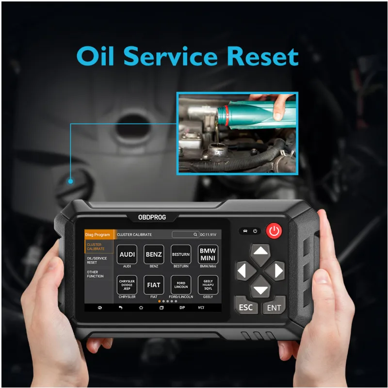 OBDPROG M500 Full Version OBD2  Professional Tool Oil Service Car Diagnostic Tools