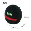 #15-Small black red stripe pillow