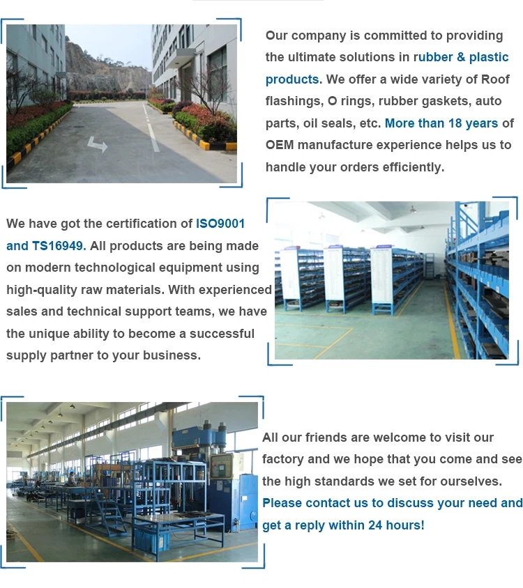Universal Waterproof Epdm Rubber Roof Flashing/gasket For High