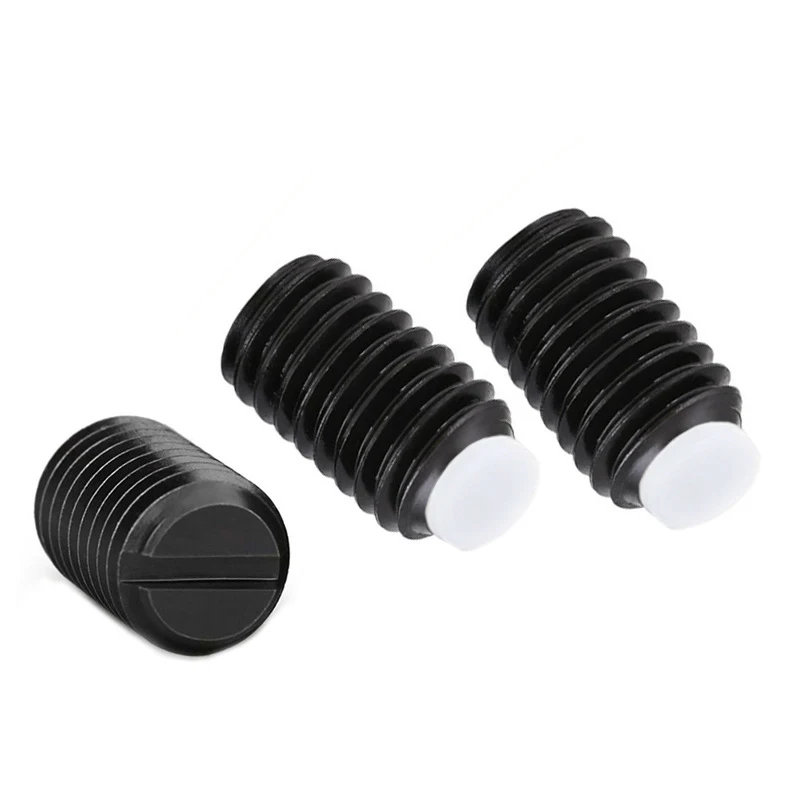 M2 M3 M4 M5 M6 Stainless Steel Green ABS Tip Set Screw Nylon Pitch Grub Screw