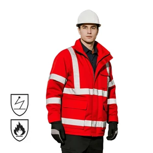 CE Certificate Marine Industrial Anti-Static FR Mechanical Oil and Gas Electrician Winter Flame Resistant Engineer Workwear