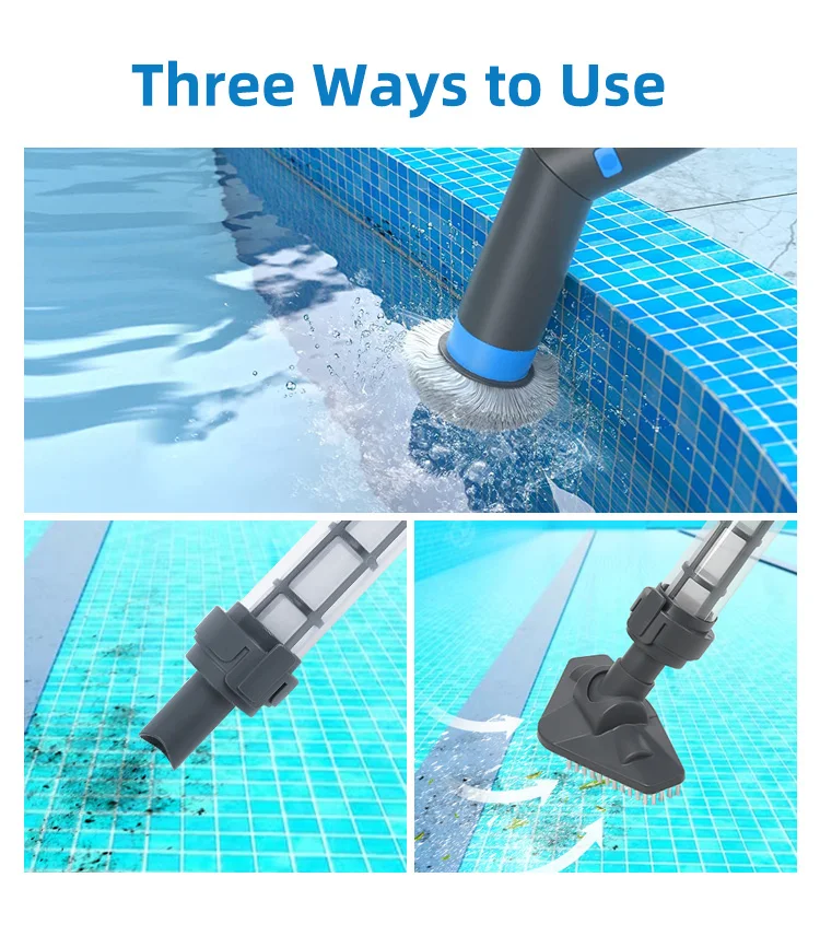 Best Selling Manual Integrated Swimming Pool Equipment Vacuum Plastic
