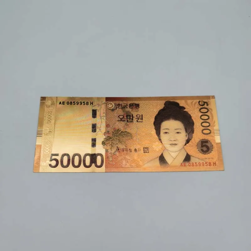 Custom Gold Foil Banknotes Won Color Printing Process Gift Banknotes