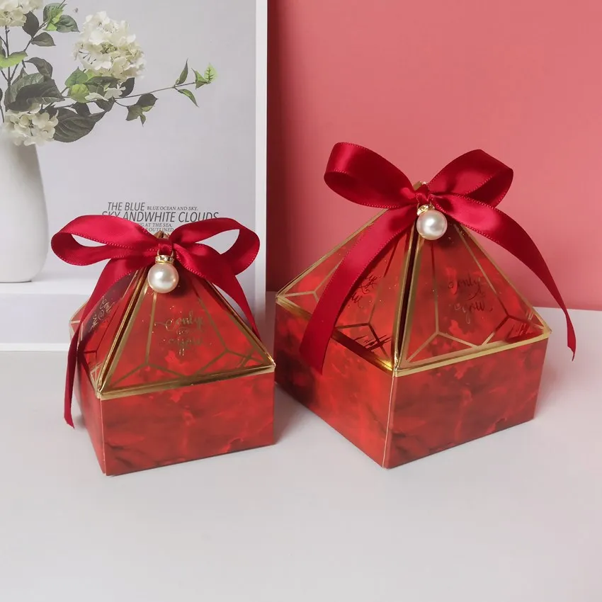 Christmas bronze red kids candy card boxes engagement wedding lipstick  creative jewelry bracelet birthday gift box