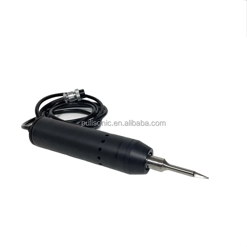 Handheld Tool Head Ultrasonic Cutter 28Khz Fabric Labels Cutting Machine Plastic Product Ultrasound Cutting Device