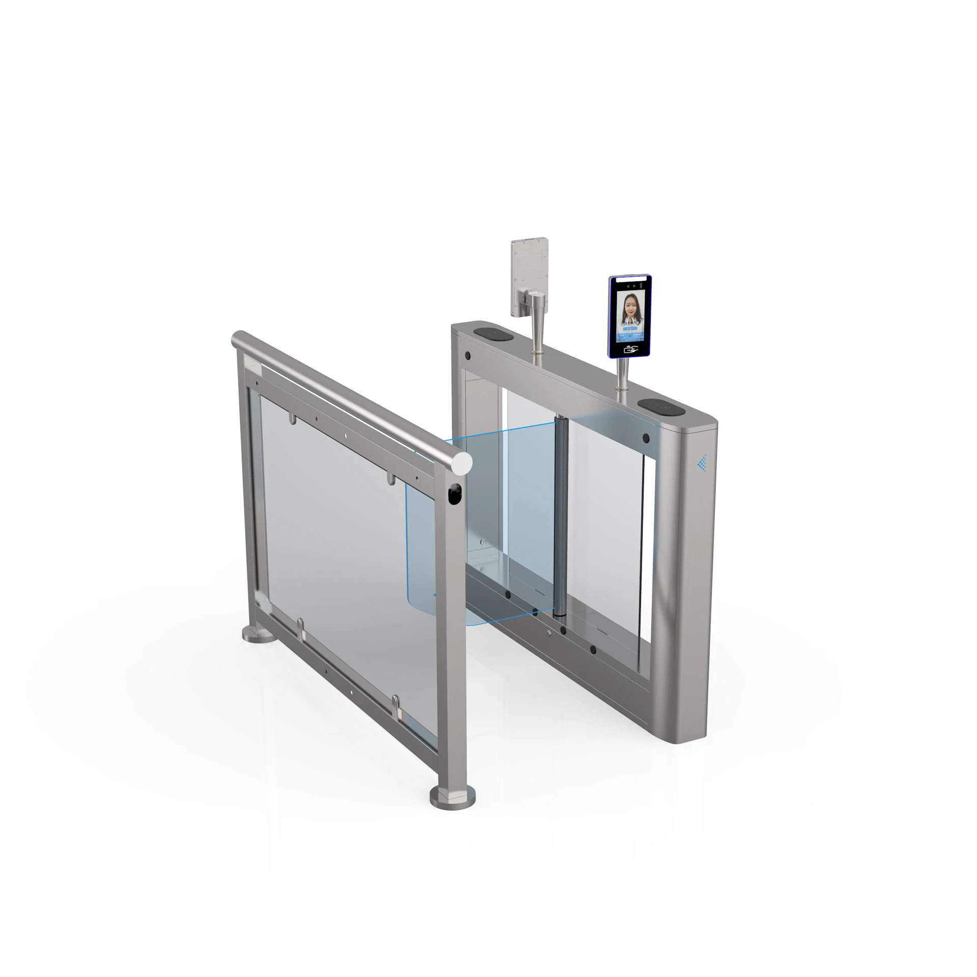 Outdoor Rain Protection Turnstile Qr Code Reader Fast Speed Gate With Access Control Swing Turnstile Barrier Gates for Park