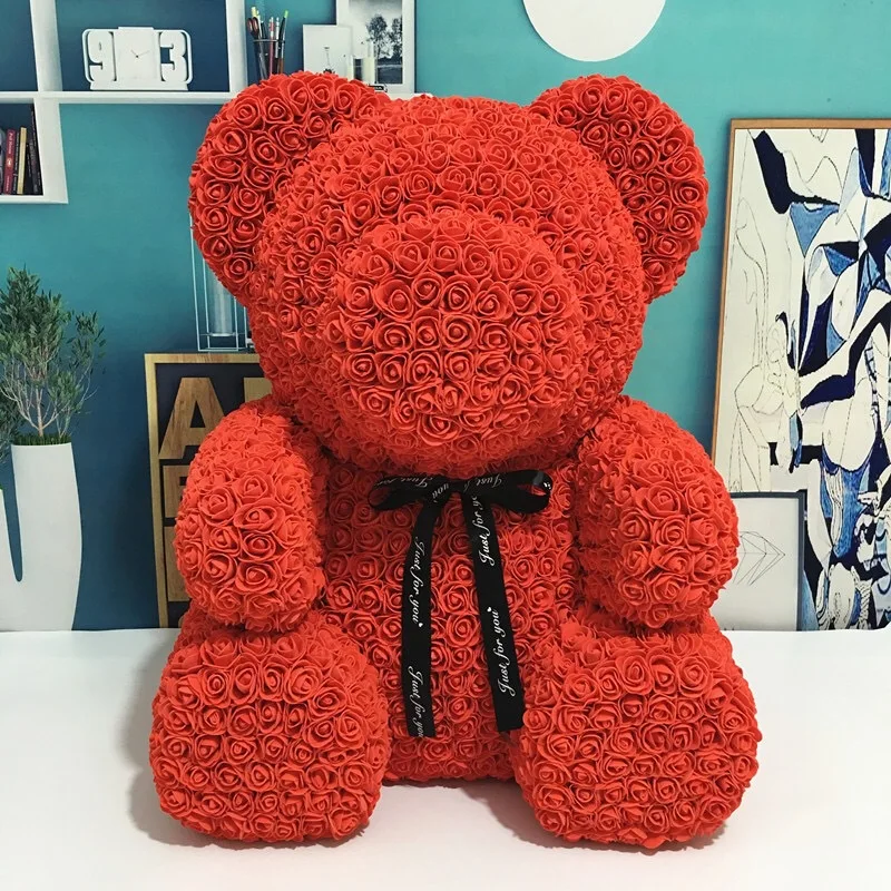 Rose Rosse Orso Di Rose Just For You Orsacchiotto Di Fiori