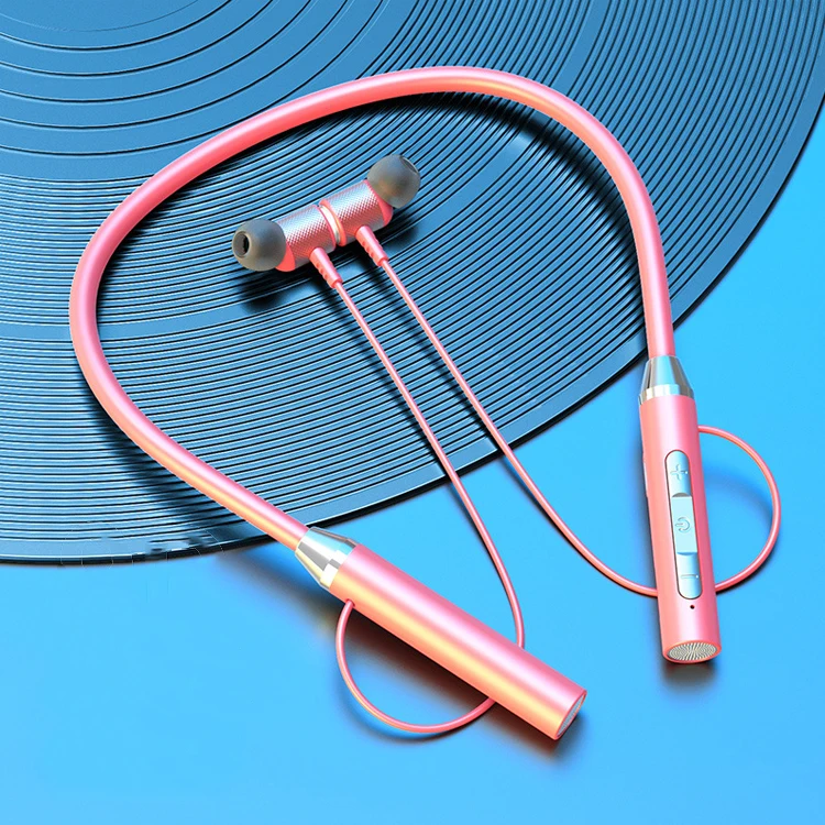 Creative Design Magnet Sports Headset YD08 H700 Neckband TF Card Mp3 Stereo Bass Bt Earphone Wireless Hifi Sound Headphone