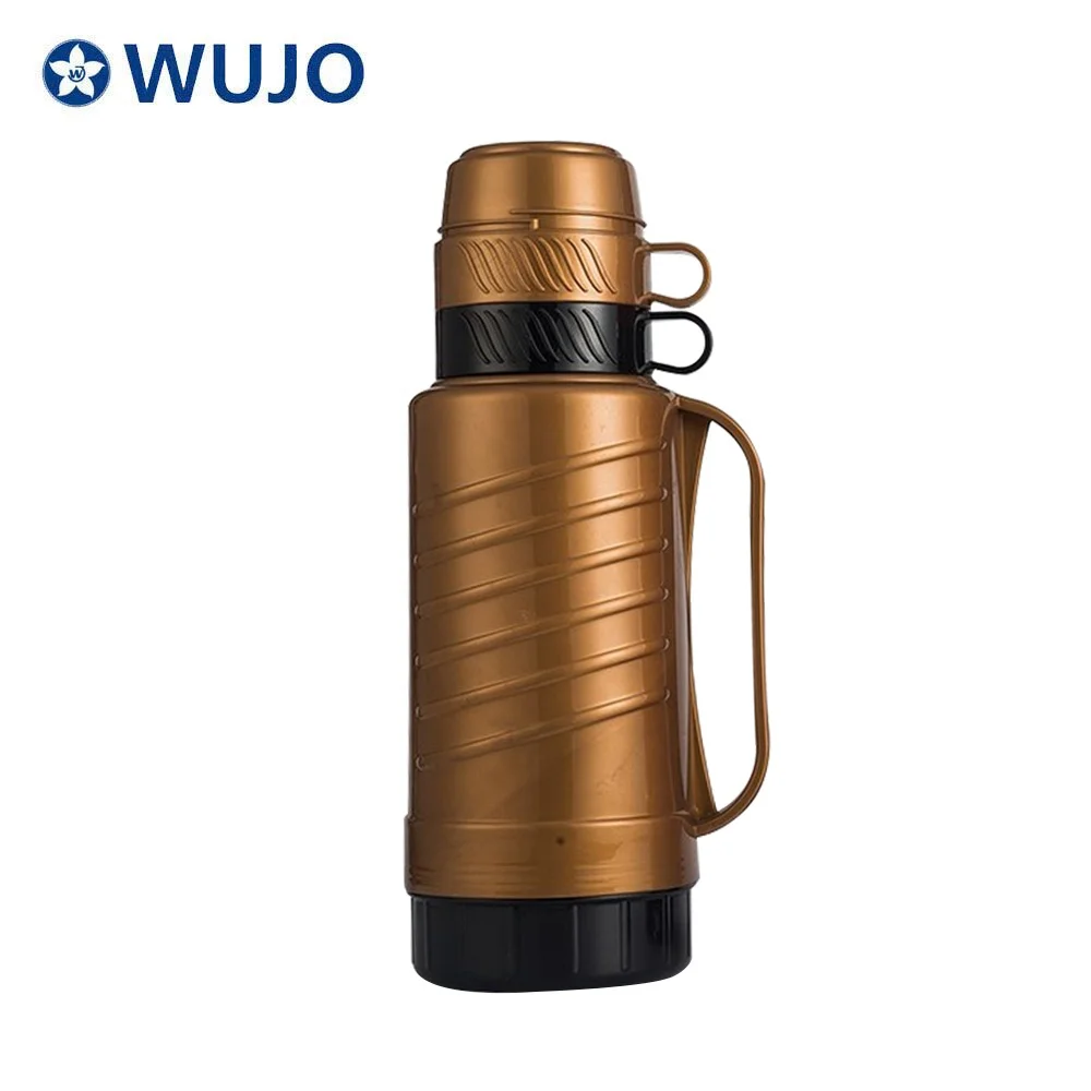 Manufacturer High Quality Best Glass Liner Customized Plastic 24 Hour Hot  Cold Water Tea Coffee Thermos Termos with Two Cups