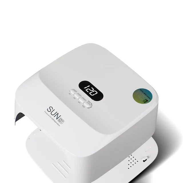 OEM High-end Salons Portable Q7 4H Wireless UV LED Nail Lamp,48W 33-LED 3 Timer Modes Rapid Curing Art Polish Gel Dryer