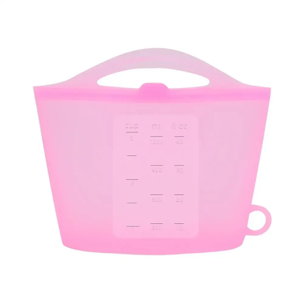 Extra Large Reusable Fresh clear Ziplock Silicone Freezer Bag Food Storage & and Container for Efficient Kitchen Food Packaging