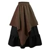 brown midi skirt