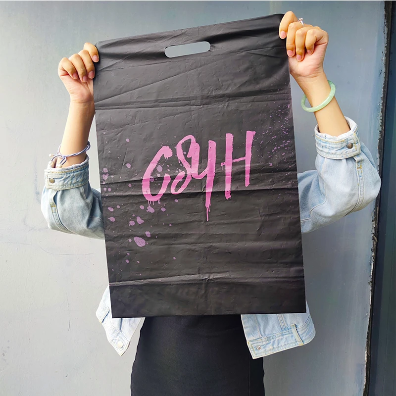 Custom Recyclable Frosted Double Seal Polly Mailer Bags Red Eco