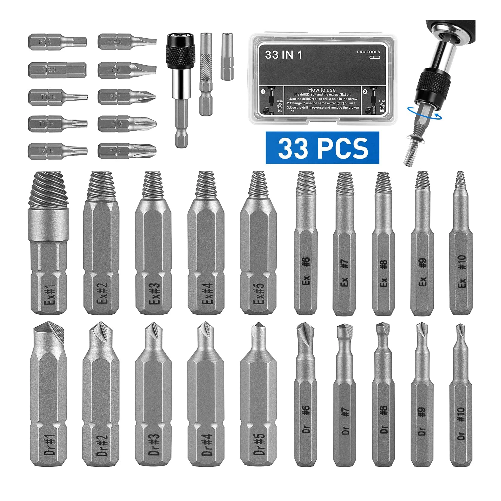 Kunzer 7SA08 KIT Estrattori Viti - Foto 4