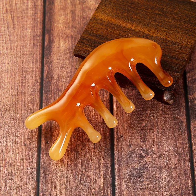 Dolphin Comb Multifunctional Massage Comb for Beautiful Nose Hair Press Dredge Meridians Universal Pressing Head Therapy at Home