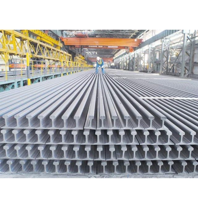 U71Mn/U75V/U76CrRE/U20Mn стальной рельс Baotou Steel UIC 60/UIC 54 Тяжелый/легкий