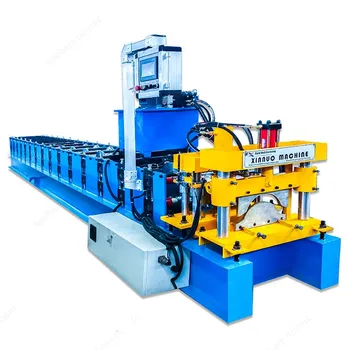 Hot Selling Waterproof Roof Ridge Machine Metal Roof Tile Roll Forming Cap Machine with Core Components Bearing Pump Gear