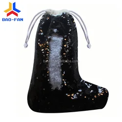 Hot sale sublimation glitter magic Sequin christmas stocking