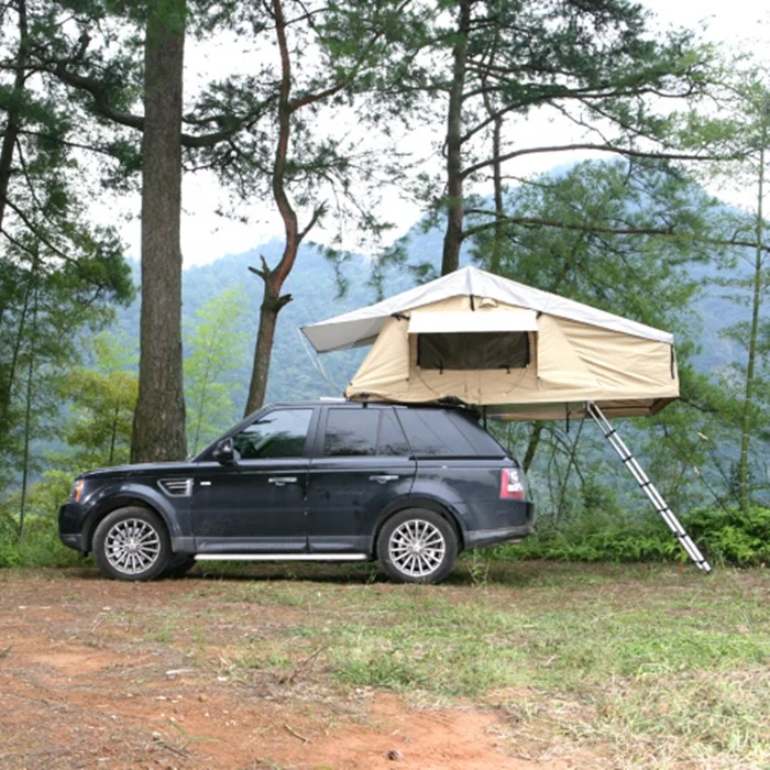 LLOYDBERG Outdoor Camping Soft Cover Rooftop Tent Waterproof Soft Shell Roof Top Tent for Sale
