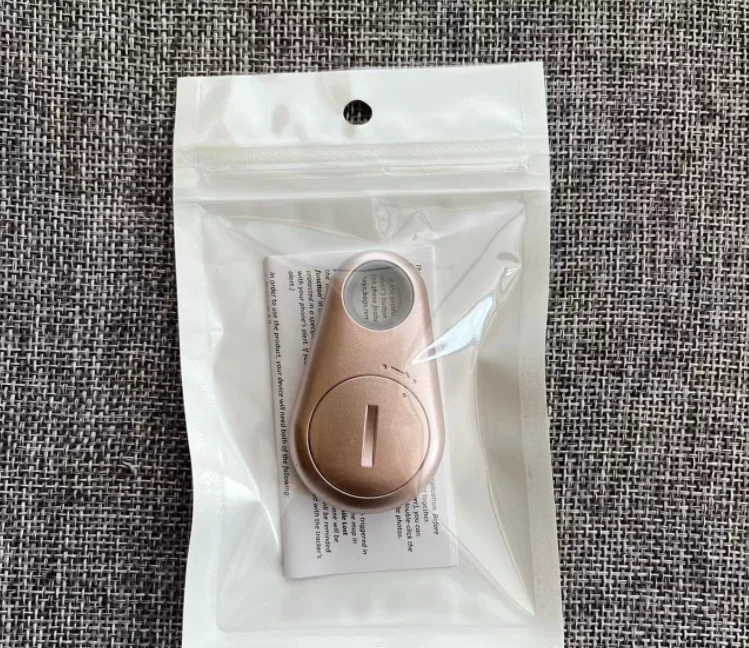 Mini Pet Bluetooth Tracking Device Key Finder Locator Round Hidden Small Portable Tracking Intelligent Tracker