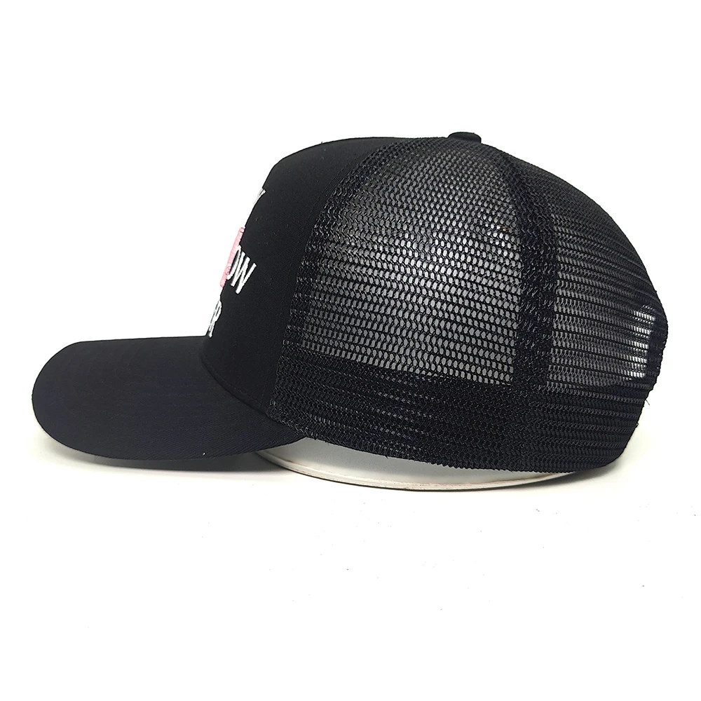 High Quality Custom 5 Panel Baseball Snapback Suede Mesh Back Trucker Hats Caps With Embroidered Custom Logo