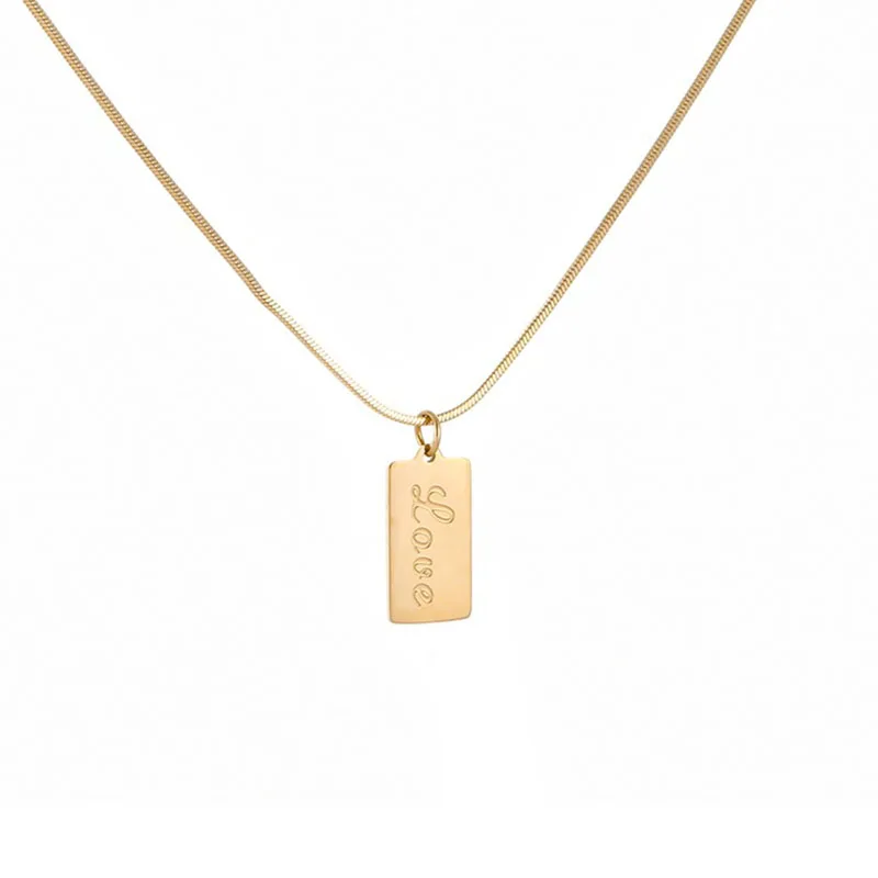 Womens 18k Gold Plated Necklace 