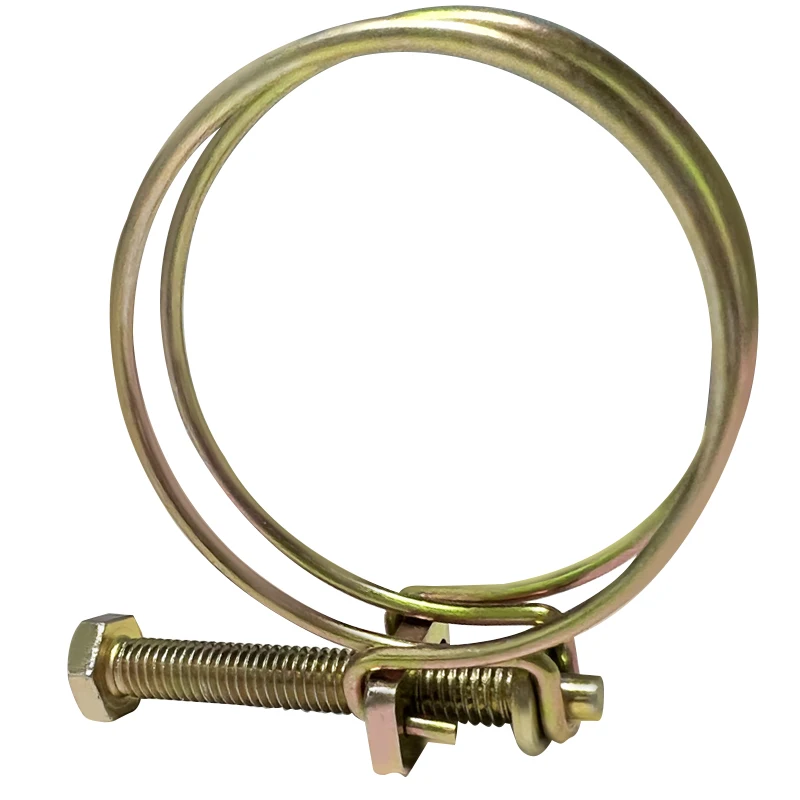 1HA YBY Layflat Hose Clamp 50 75 110 mm Metal Ring for Rain Pipe Fitting & Irrigation System for Agriculture & Farm Watering