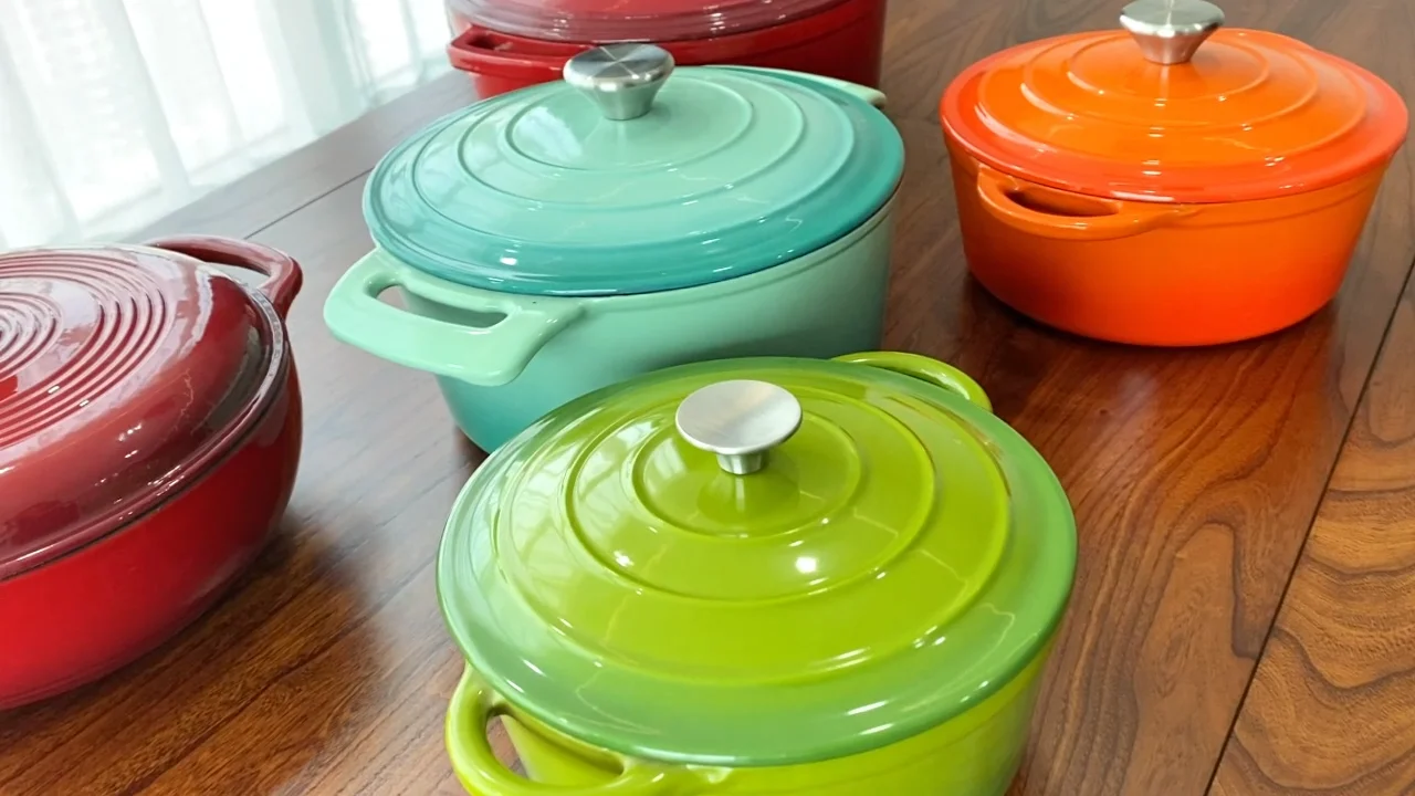 Enameled Cast Iron Dutch Oven Casserole With Lid Oval Dutch Oven Pot