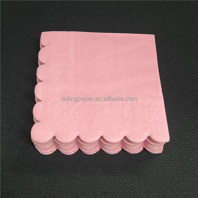 Одноразовые цветные бумажные салфетки на заказ