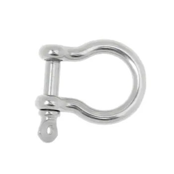 Stainless Steel 304 Shackle Bow-Shaped Rigging Hardware European Type anchor shackle
