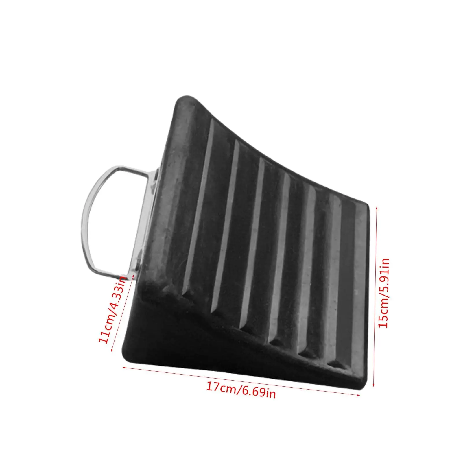 170Mm Anti-slip Universal Rubber Wheel Chock for Car manufacture