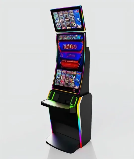USA Hot Sale 32/43 Inch Coin-operated Game Console Vertical Curved Monitor Diamond Bally Skill Game Cabinet for Sale