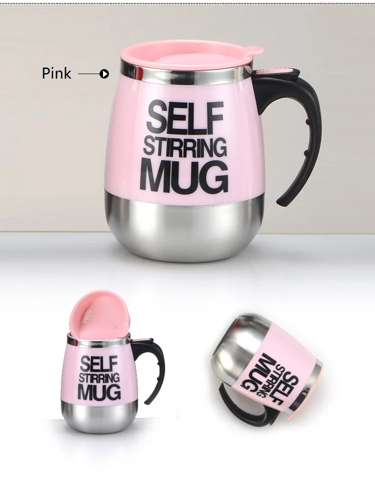 Buy Wholesale China Customized Logo Automatic Mixing Cup Electrotic Coffee  Mug Self-stirring Mug & Self-stirring Mug Automatic Electrotic at USD 1.49