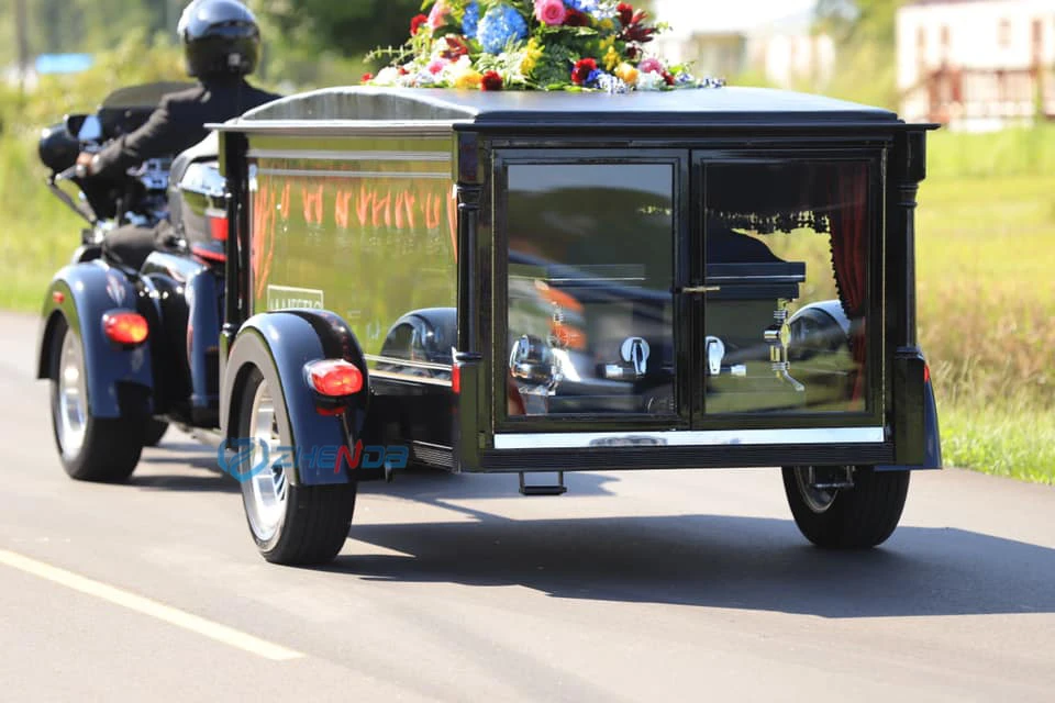 Factory Sale Funeral Cart Coffin Horse Drawn Buggy Hearse Horse Wagon ...