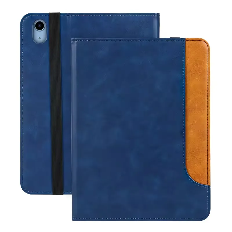 product laudtec pu leather folder tablet case for ipad 10th generation book style new design protective cover multi angle stand pbk321-8