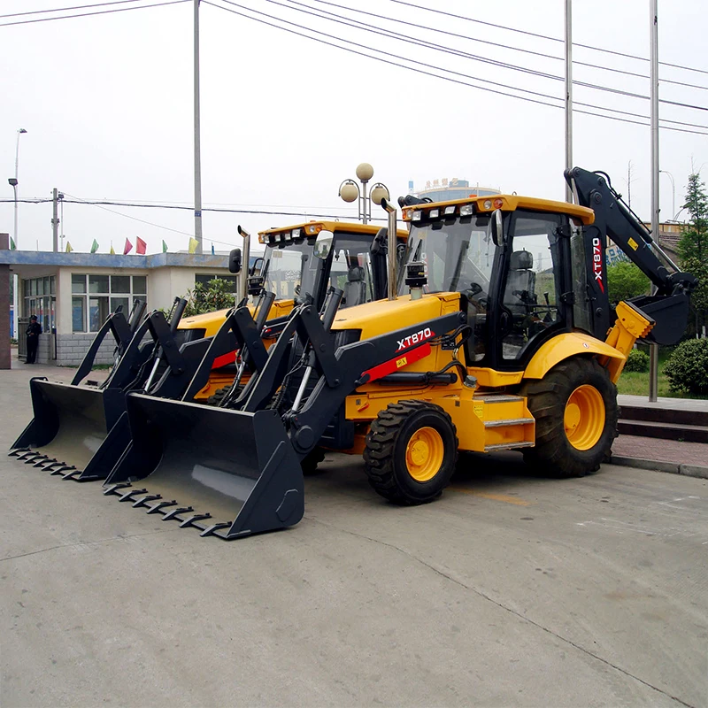 Excellent Stability 9 Ton Chenggong 866HTC Backhoe Loader Easy Maintenance