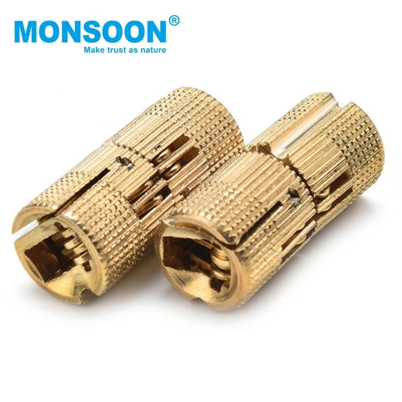 MONSOON Furniture Hardware 180 Degree Small Pure Brass Concealed Hinge Barrel Acrylic Hinge
