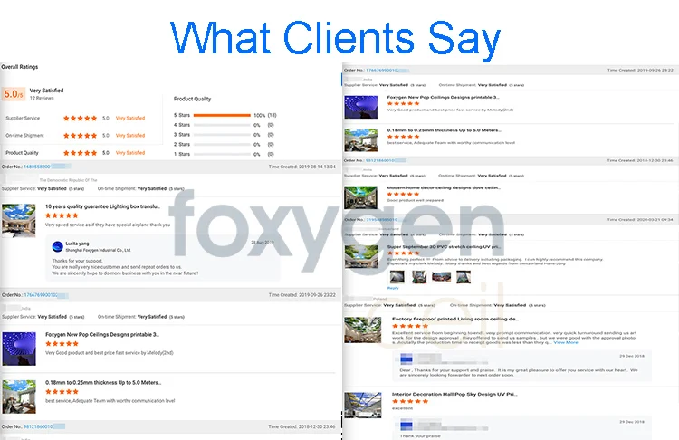 width up to 59 m uv printed pvc stretch ceiling film-5